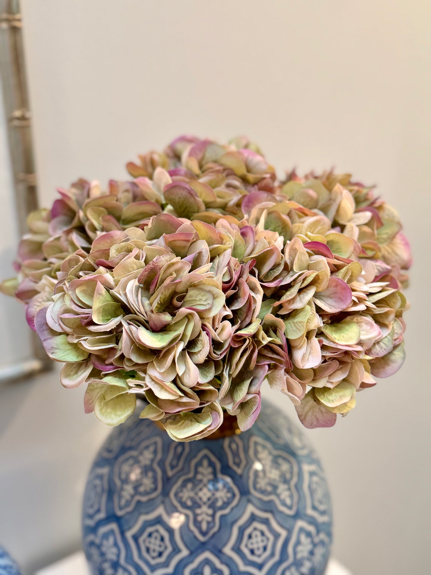 Hydrangea-Green/Mauve