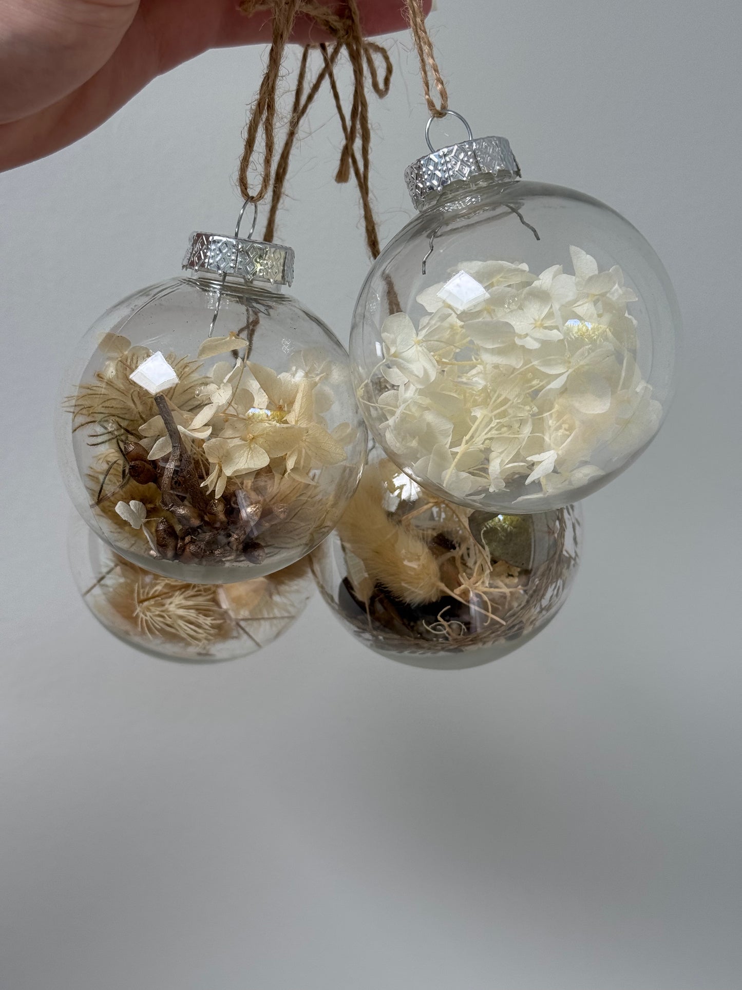 Floral Baubles-Set of 4